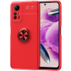 Plastové puzdro na Xiaomi Redmi Note 12S Metal Ring červené