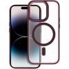Obal Matte Mag Cover MagSafe Apple iPhone 15 Plus plum red