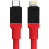 Tactical Fat Man, USB-C na Lightning, 1m, červená