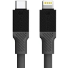 Tactical Fat Man, USB-C na Lightning, 1m, sivý