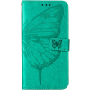 Diárové puzdro na Infinix Smart 7 MEZZO motýľ zelené