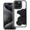 Obal TEDDY BEAR Case Apple iPhone 16 Pro Max black