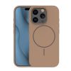 Obal Silicone Thin Mag Apple iPhone 15 Pro Max hnedý