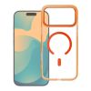 Obal FRAME CLEAR HYBRID MAG COVER MagSafe Apple iPhone 17 Pro oranžový