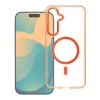 Obal FRAME CLEAR HYBRID MAG COVER MagSafe Samsung Galaxy A57 5G A576 oranžový