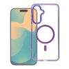 Obal FRAME CLEAR HYBRID MAG COVER MagSafe Samsung Galaxy A37 5G A376 fialový