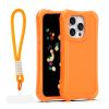 Obal Safepop Strap Apple iPhone 15 Pro oranžový Obal Safepop Strap Apple iPhone 15 Pro oranžový