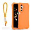 Obal Safepop Strap Samsung Galaxy A16 4G A165/A16 5G A166 oranžový