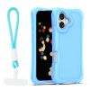 Obal Safepop Strap Apple iPhone 17 modrý Obal Safepop Strap Apple iPhone 17 modrý