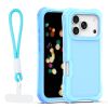 Obal Safepop Strap Apple iPhone 17 Pro modrý Obal Safepop Strap Apple iPhone 17 Pro modrý