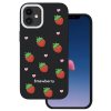 Obal Strawberry Apple iPhone 11 čierny