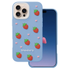 Obal Strawberry Apple iPhone 16 Pro modrý