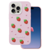 Obal Strawberry Apple iPhone 16 Pro Max ružový