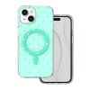 Obal Bubble Dots Mag Apple iPhone 15 zelený