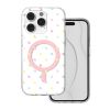 Obal Bubble Dots Mag Apple iPhone 14 Pro biely