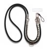 Etteri Flexi Strap 2in1, univerzálna šnúrka na krk pre telefón, čierna