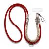 Etteri Flexi Strap 2in1, univerzálna šnúrka na krk pre telefón, červená