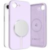 Obal Tech-Protect Liquid Silicone MagSafe Apple iPhone 16e fialový
