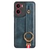 Obal Leather TPU/TPC Motorola Moto G05/E15 modrý