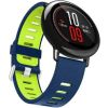 Remienok na hodinky Beline 22 mm, dvojfarebný silikónový, modro-zelený