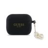 Obal Guess 4G Charm Silicone Apple AirPods Pro 3 GUAP3LECG4K čierny