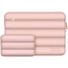 Tech-Protect Puffy Laptop 15-16" case + accessory bag, ružový, obal na notebook
