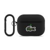 Obal Lacoste Petit Pique Croc Logo Patch Apple AirPods Pro 3 LCAP3PVCK čierny
