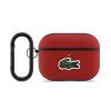 Obal Lacoste Petit Pique Croc Logo Patch Apple AirPods Pro 3 LCAP3PVCR červený