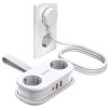 Orico AP3 20W GaN 5in1 Power Strip, 2xAC + 2xUSB-A + 1xUSB-C, biela