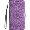 Obal MEZZO Book Motorola Moto G05/E15 mandala fialový