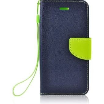 Diárové puzdro Fancy Book pre Asus ZenFone2 Laser 5 tmavomodré