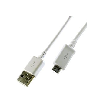 Kábel Samsung ECB-DU4AWE, USB-A na microUSB, 1m, biely (Bulk)
