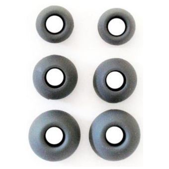 Náhradné nadstavce na slúchadlá čierne