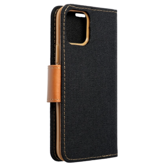 Diárové puzdro na Apple iPhone 7 Plus/8 Plus Canvas čierne