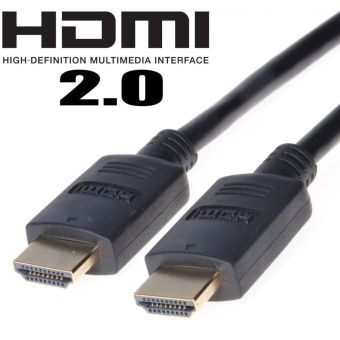 Kábel HDMI 2.0 High Speed + Ethernet kabel, 5 m
