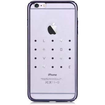 Obal Case DEVIA Love Apple iPhone 6/6S gun black