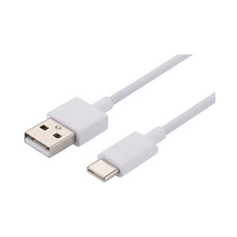 Kábel Xiaomi, USB-A na USB-C, 1m, biely (Bulk)