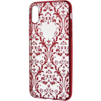 Silikónové puzdro Devia Baroque pre Apple iPhone X/ XS červené 