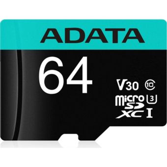 Pamäťová karta ADATA MicroSDXC 64GB + adapter