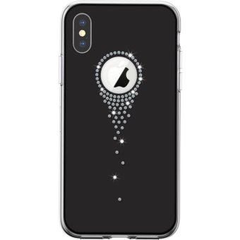 Plastové puzdro na Apple iPhone XR Devia Angel Tears čierne