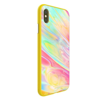 Sklenené puzdro na Apple iPhone XR Nillkin Ombre Hard žlté