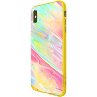 Sklenené puzdro na Apple iPhone XR Nillkin Ombre Hard žlté