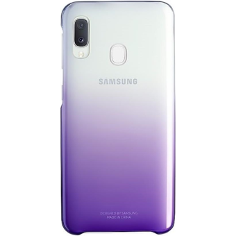 Silikónové puzdro Samsung na Samsung Galaxy A20e A202 EF-AA202CV Gradation Cover fialové