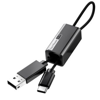 Baseus cable card reader ACDKQ-HG01, USB-A to USB type-C, čierna