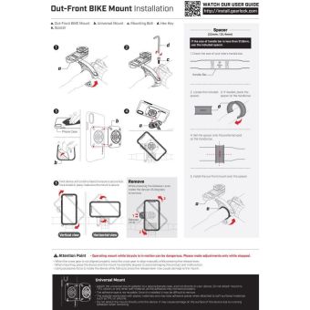 Držiak na bicykel Spigen Gearlock MF100 čierny 