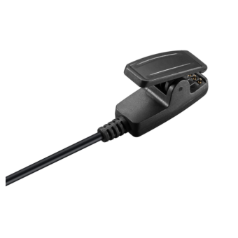 Nabíjací kábel na Garmin Vivomove/Forerunner735XT/235XT/230/630 Tactical USB čierny 