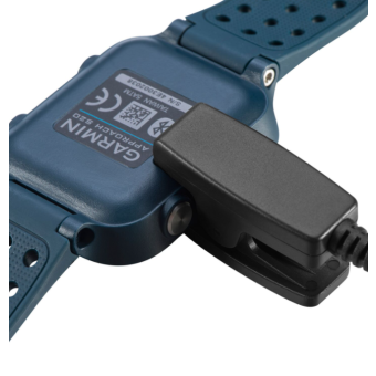 Nabíjací kábel na Garmin Vivomove/Forerunner735XT/235XT/230/630 Tactical USB čierny 