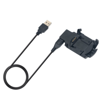 Nabíjací kábel na Garmin Fenix 3/3 HR Tactical USB čierny 