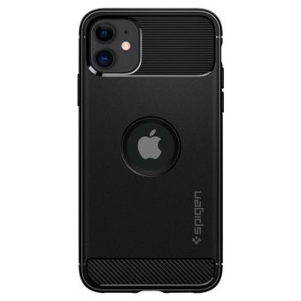 Silikónové puzdro SPIGEN Rugged Armor pre Apple iPhone 11 čierne