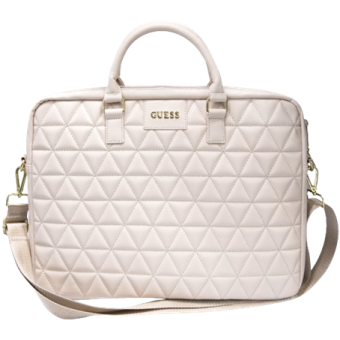 Puzdro Guess na notebook 15" GUCB15QLPK Quilted Computer Bag ružové